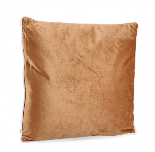 Cushion "Shayla" Velvet Brown