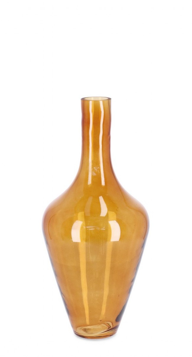 Taigete Orange Glass Vase 16×36 cm