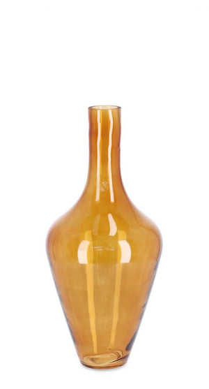Taigete Orange Glass Vase 16×36 cm