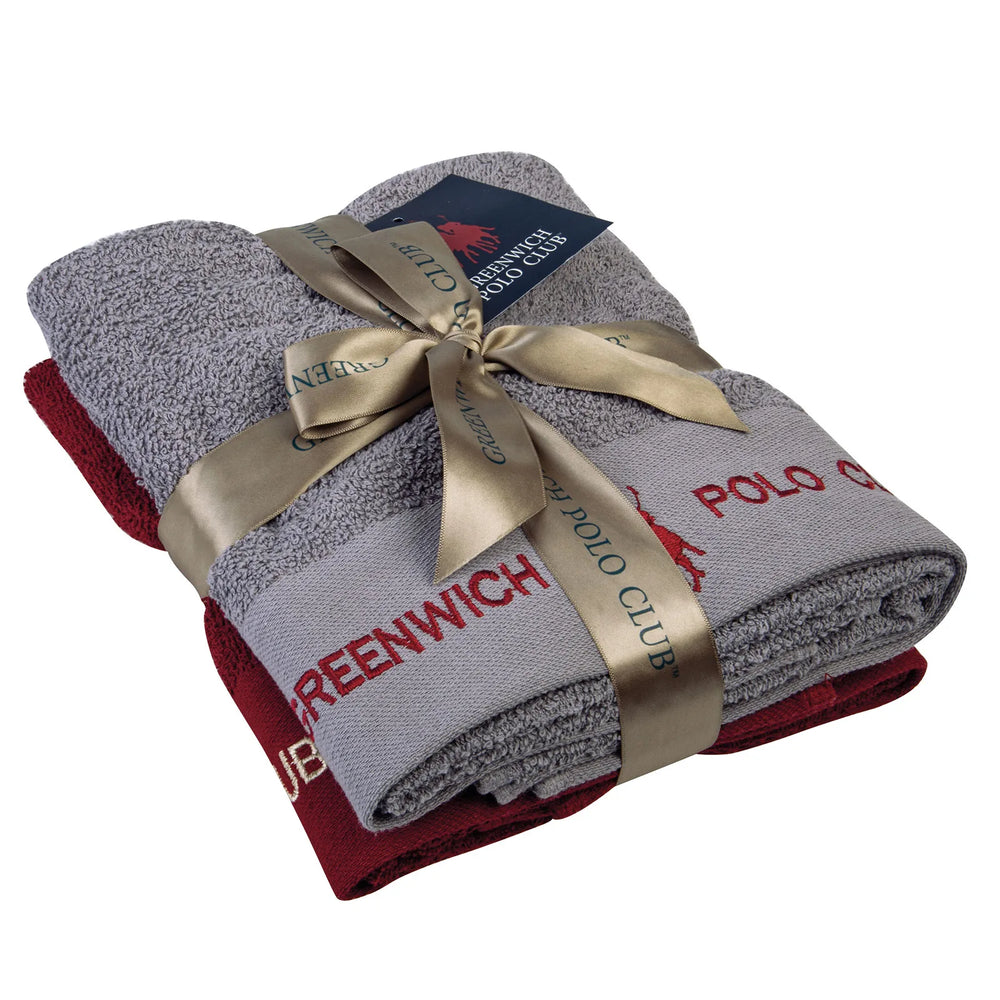 Polo Set Of Towels Gary&Red