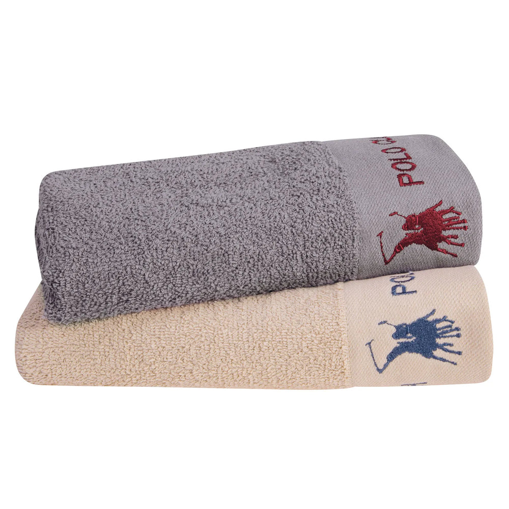 Polo Set Of Towels Gray&Beige