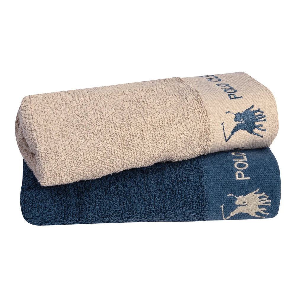 Polo Set Of Towels Beige&Blue