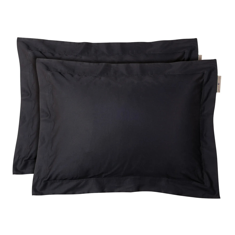 Polo Pillowcase Set Black