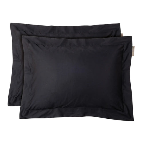 Polo Pillowcase Set Black