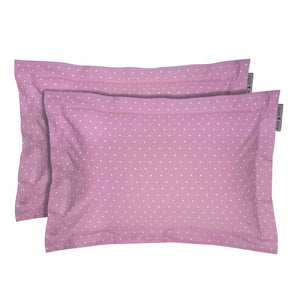 Polo Pillowcase Set Pink Polka Dots