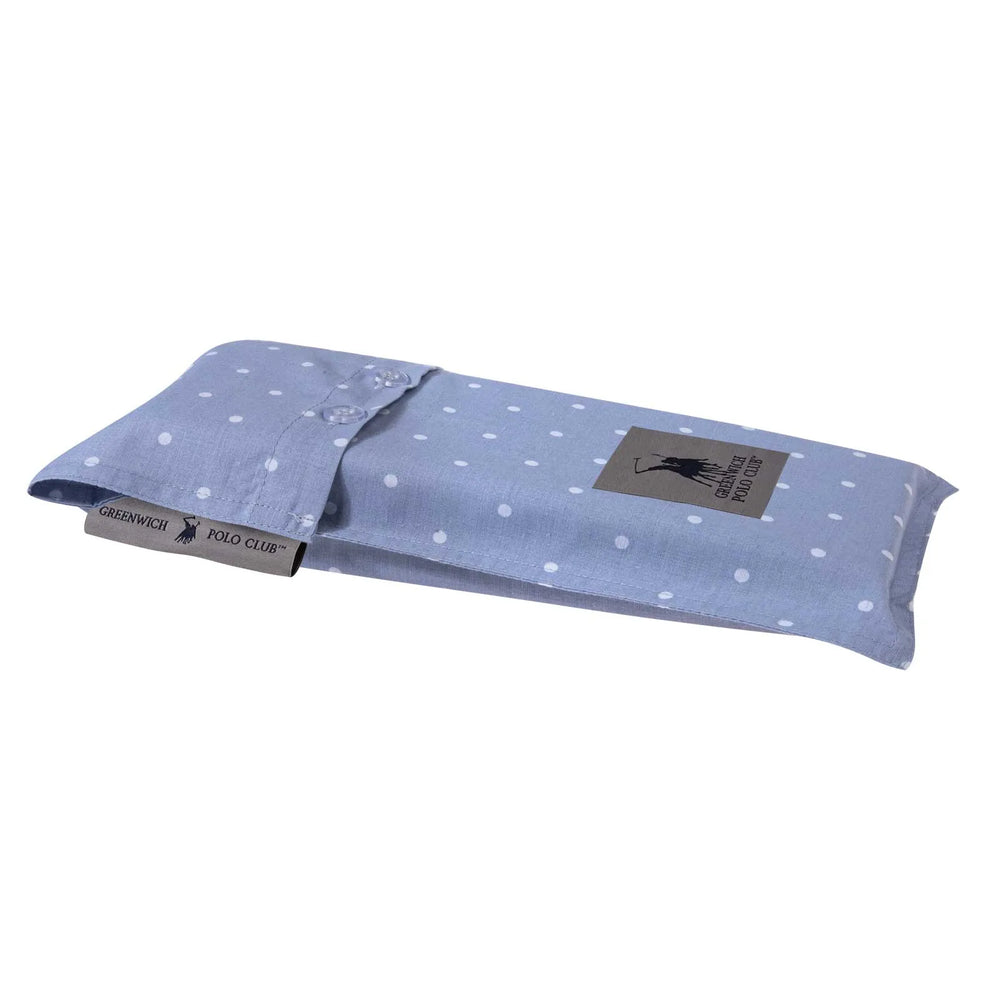 Polo Pillowcase Set Blue Polka Dots