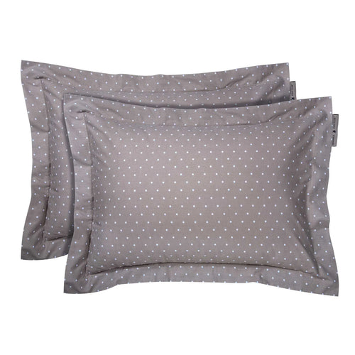 Polo Pillowcase Set Beige Polka Dots