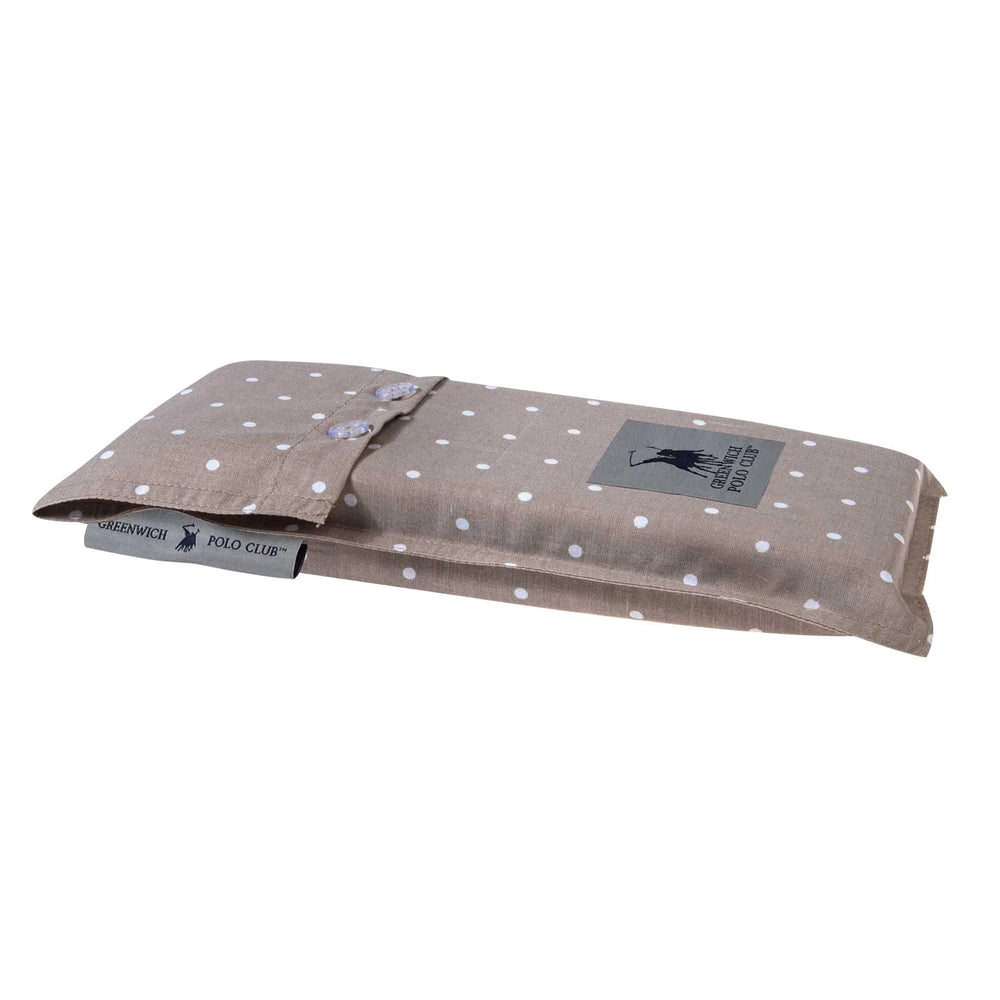 Polo Pillowcase Set Beige Polka Dots