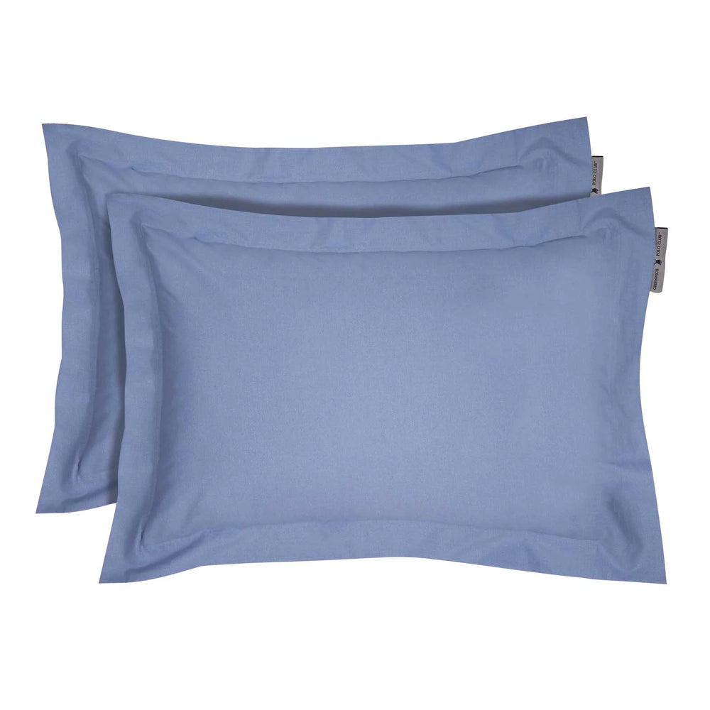 Polo Pillowcase Set Blue