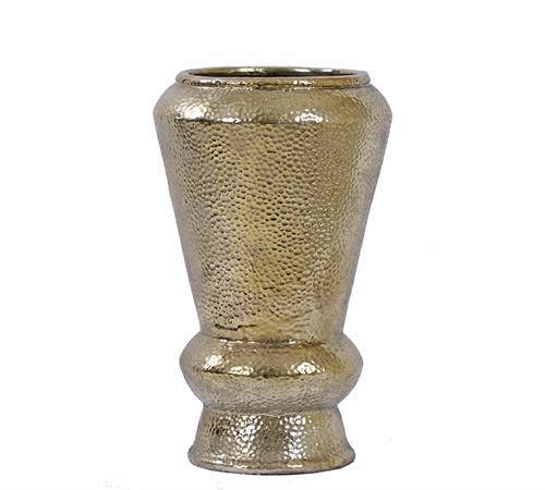 Ceramic Hammered Vase