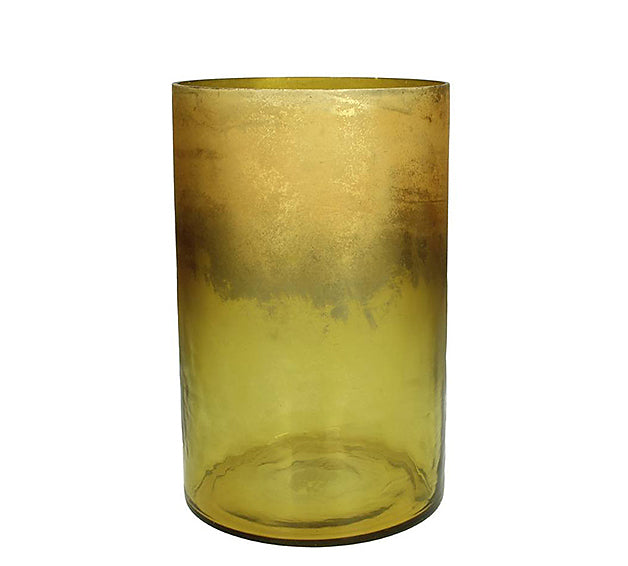 Glass Lantern, Amber Color