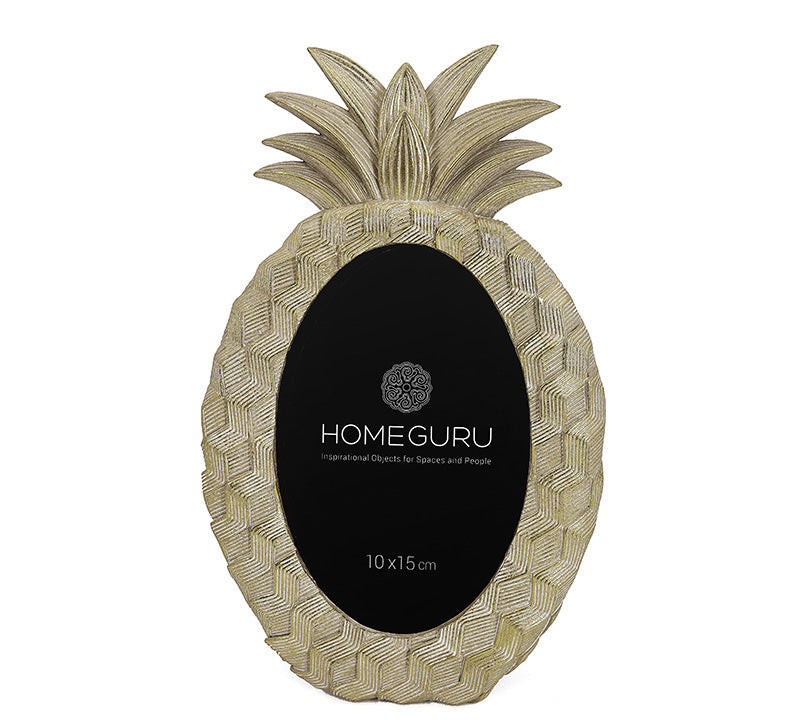 Photo Frame Polyresin, Pineapple Design