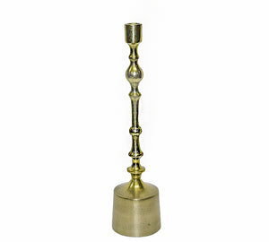 Gold Aluminium Candle Holder – 40 cm | ZAROS