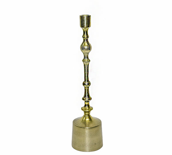 Gold Aluminium Candle Holder – 40 cm | ZAROS