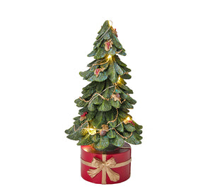 LED Christmas Tree Decoration – Red, 27.5 cm