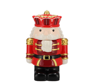 Christmas Nutcracker Candy Jar – Red, 28 cm