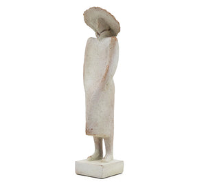 Decorative Woman Figurine with Hat – 45 cm | ZAROS