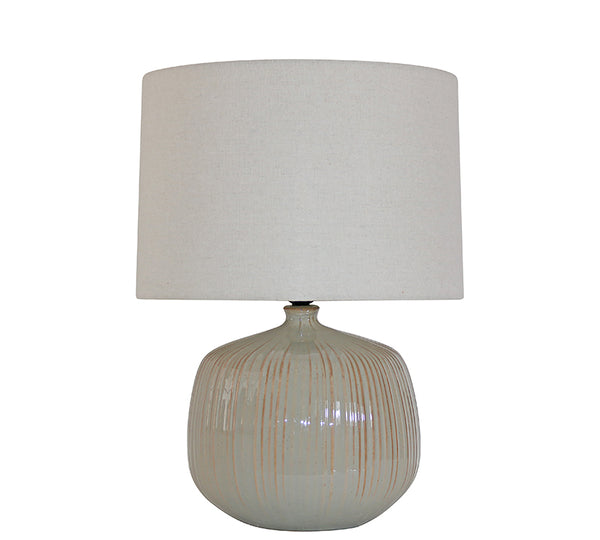 Ceramic Table Lamp – Beige, 51.5 cm | ZAROS