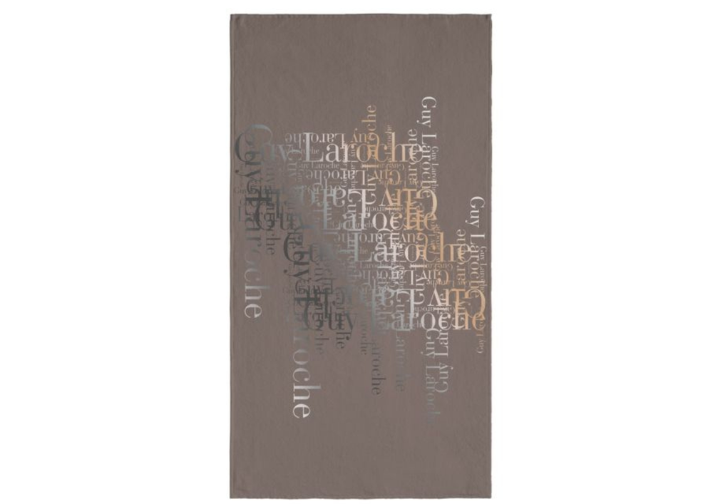 Guy Laroche Velour Printed Beach Towel
