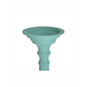 Inart Mint Green Metal Candle Holder 10×10×31 cm