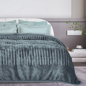 DAS HOME Velour Blanket – Double Size