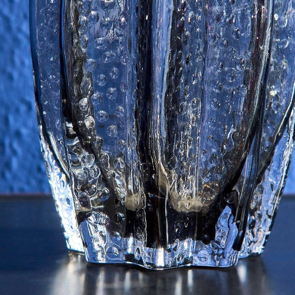 Karambola Grey Glass Table Vase 14×14×20 cm