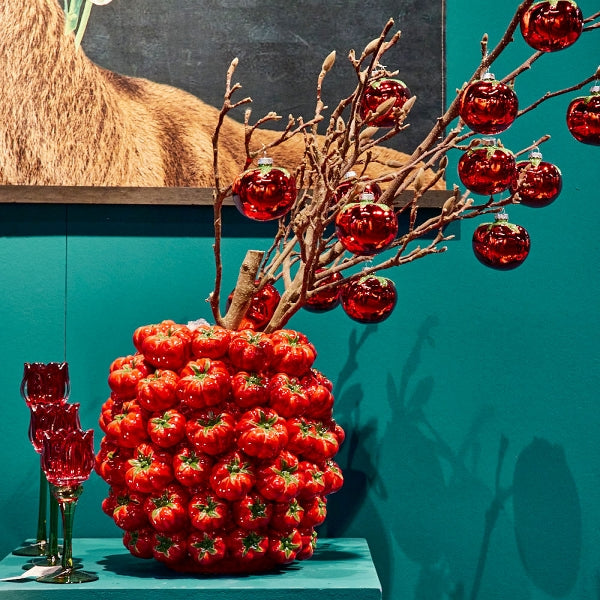 Tomato Ceramic Table Vase