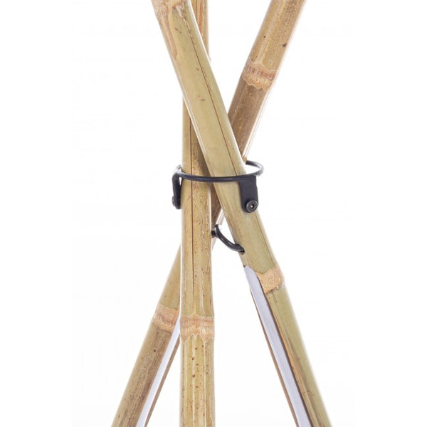 Beige Bamboo LED Floor Lamp 51×47×109 cm
