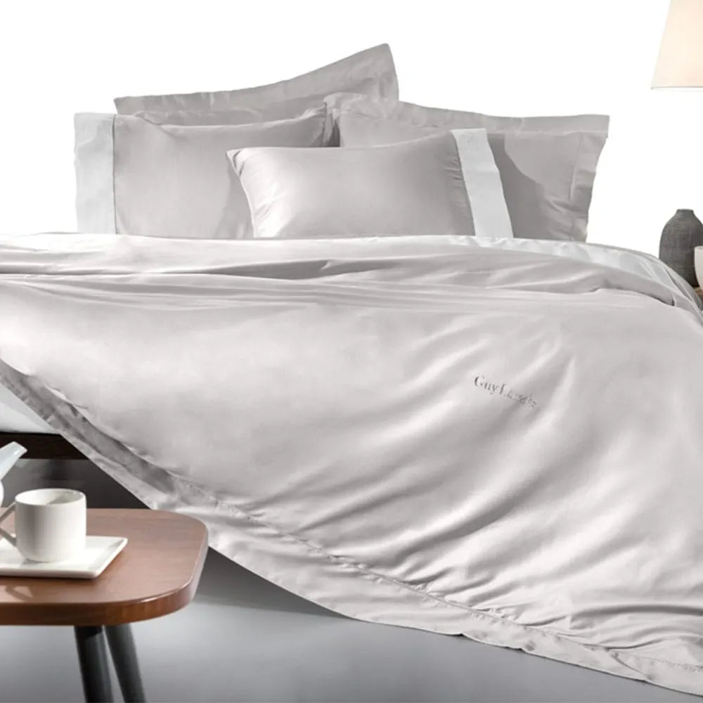 Guy Laroche Silky Silver Bottom Bed Sheet 270x280