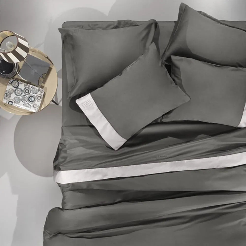 Guy Laroche Silky Anthracite Bottom Bed Sheet