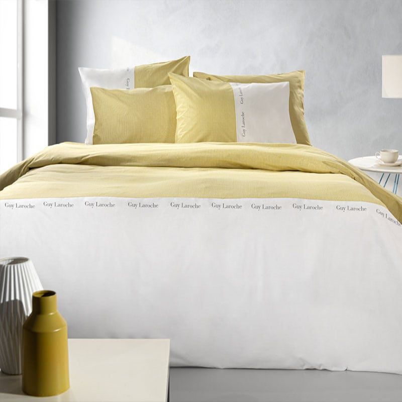 Guy Laroche Etoile Lime 3-Pieces Duvet Cover Set