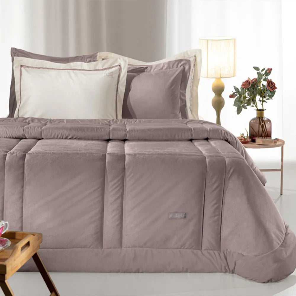 Guy Laroche Blanket-Quilt Chrystal Velvet Melanze 180x220