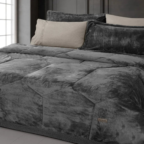 Guy Laroche Blanket-Quilt Prisma Anthracite 220x240