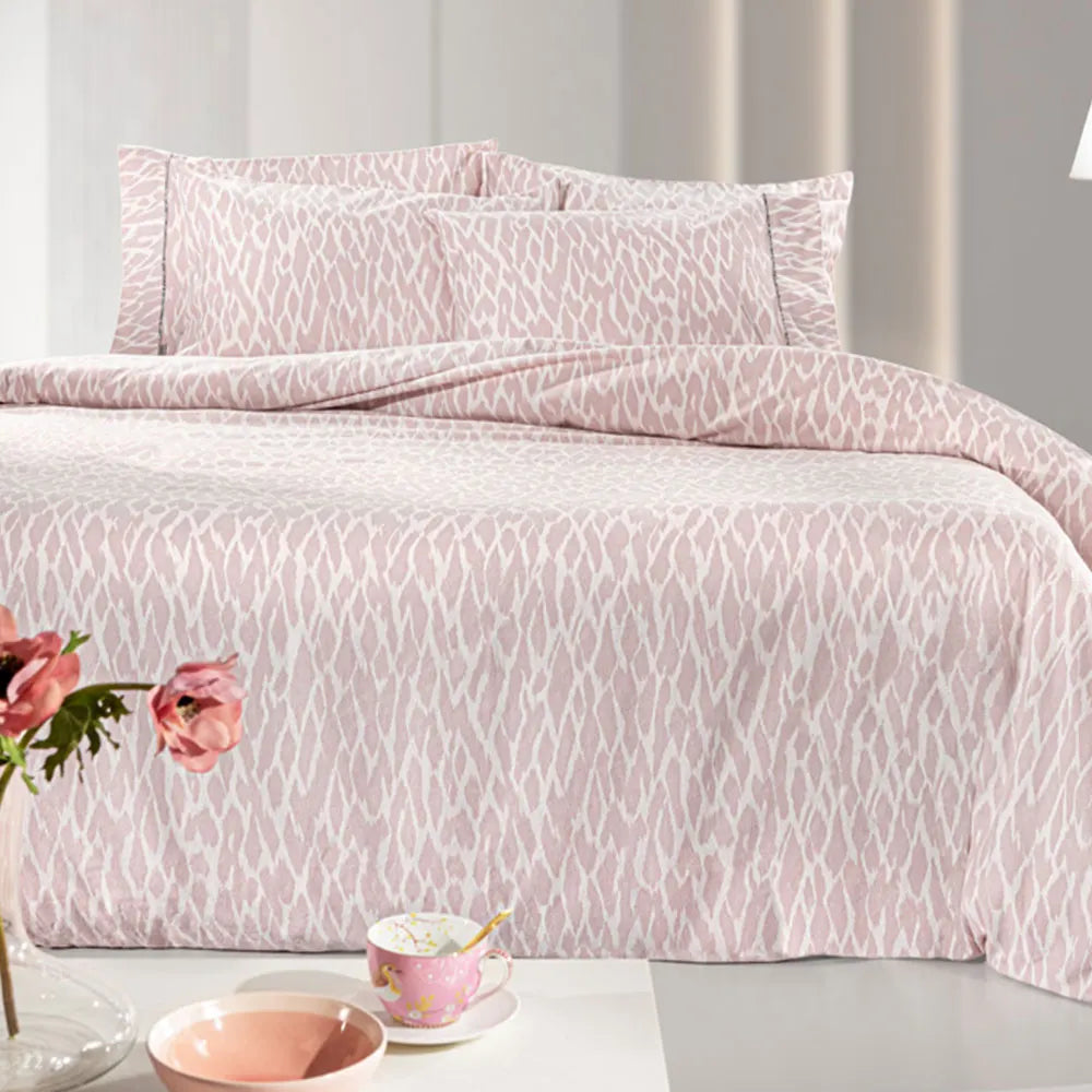 Guy Laroche Magma Dusty Pink Bed Sheet Set 165x200+35