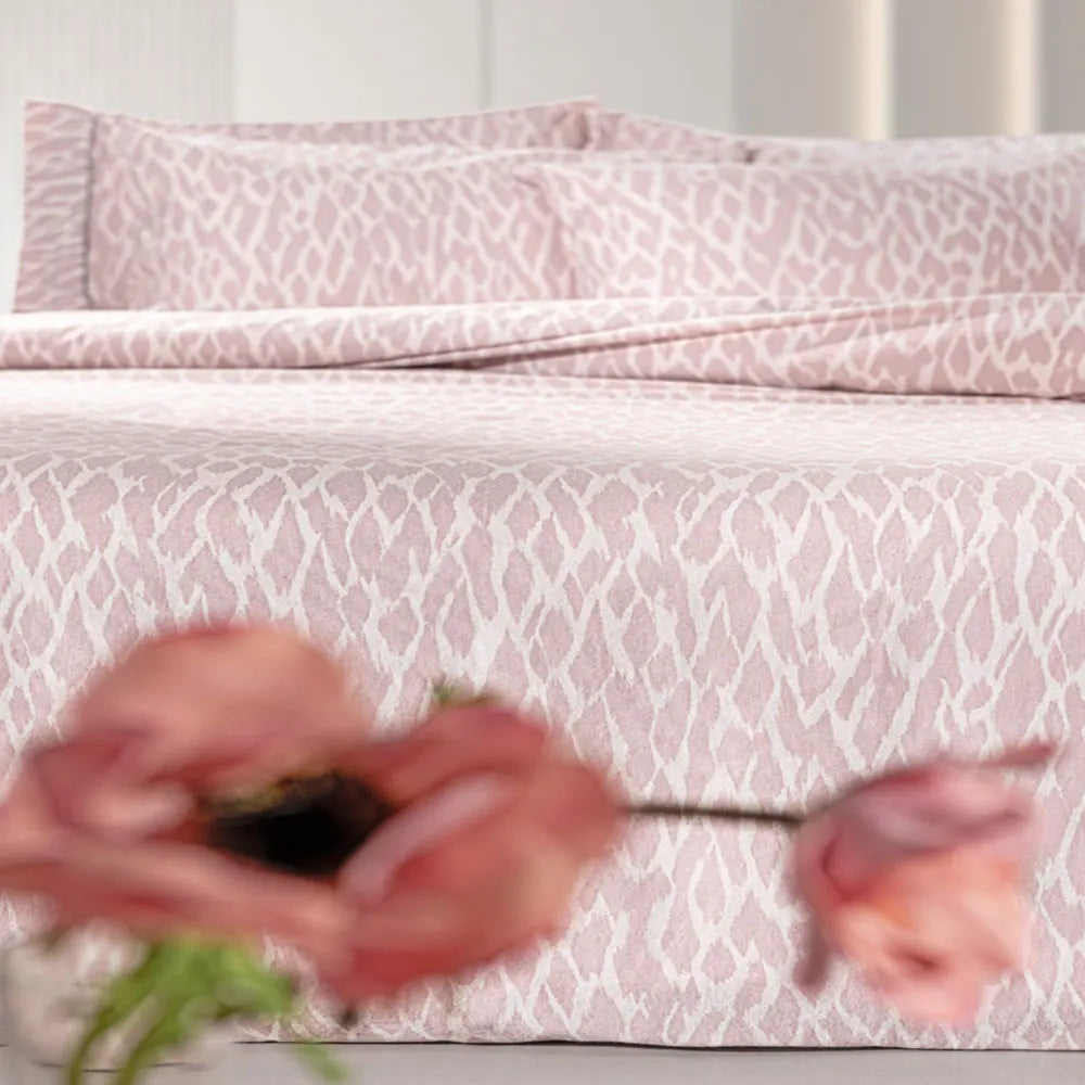 Guy Laroche Magma Dusty Pink Bed Sheet Set 165x200+35