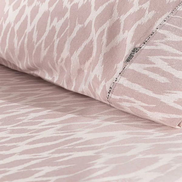 Guy Laroche Magma Dusty Pink Bed Sheet Set 165x200+35