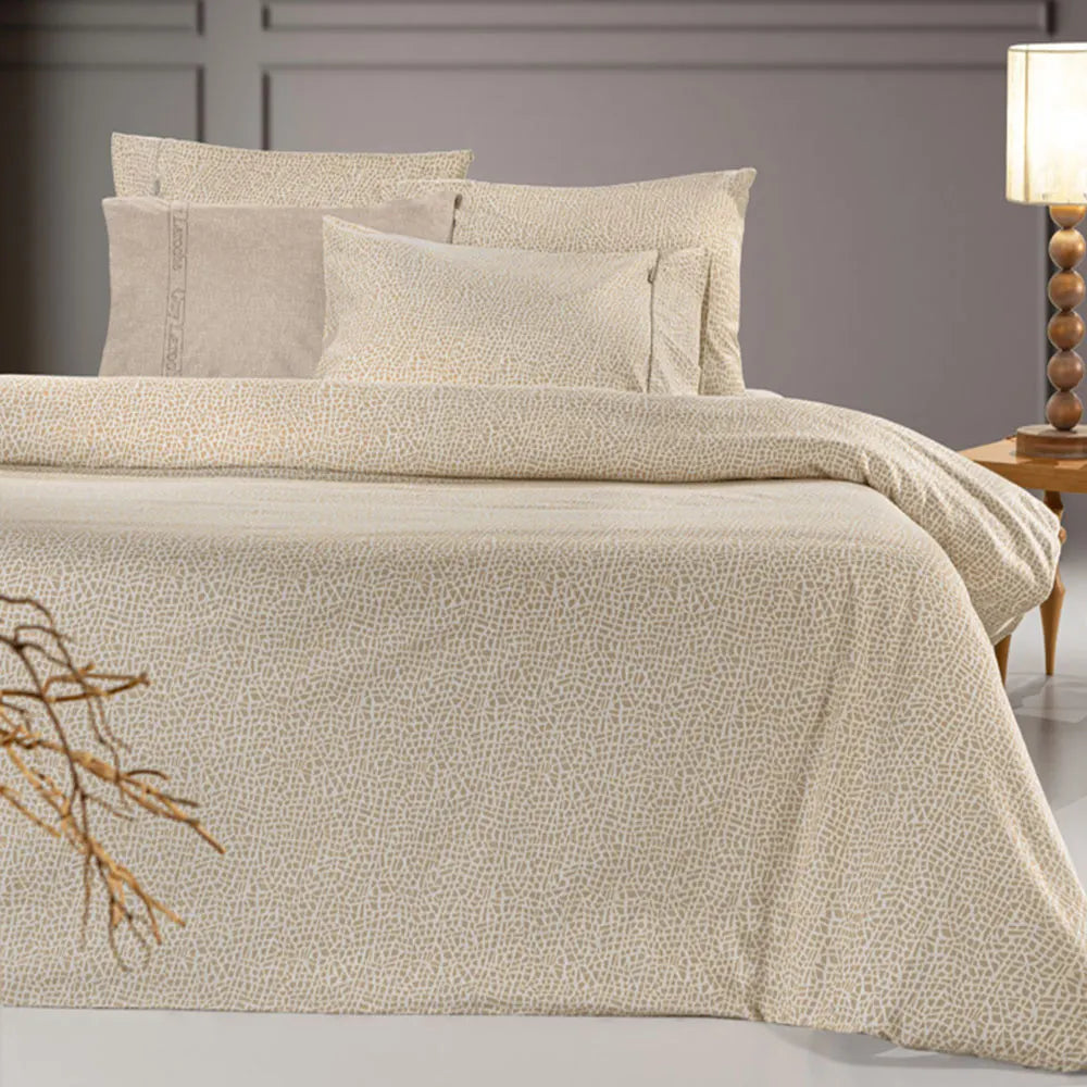 Guy Laroche Mira Mocca Bed Sheet Set 165x200+35