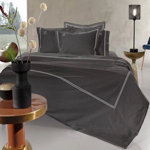 Guy Laroche Nice Anthracite Bed Sheet Set 270x280
