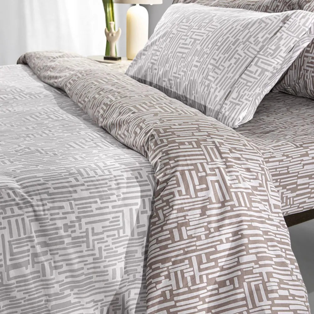 Guy Laroche Cuba Gray Bed Sheet Set 170x200+32