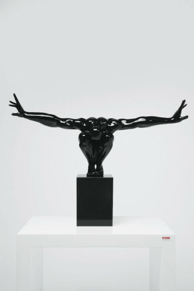 Black Athlete Decorative Figurine Acrylic 75×23×52 cm