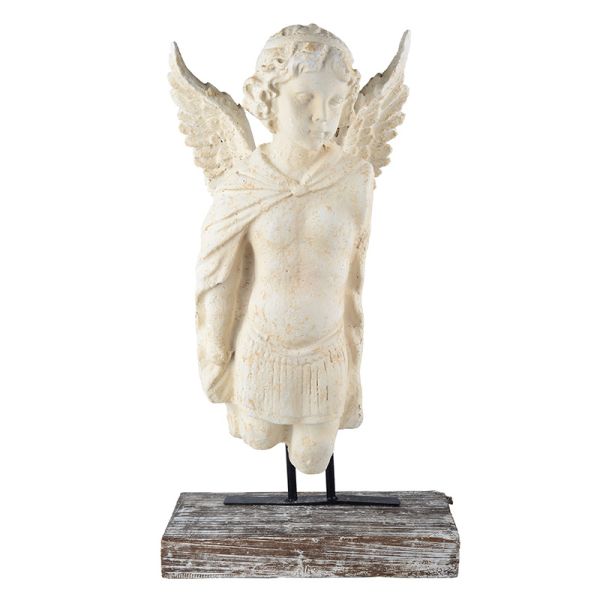 Decorative angel on a wooden base