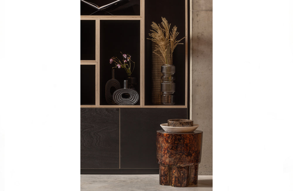 Lyle Green Glass Table Vase 35×13×13 cm
