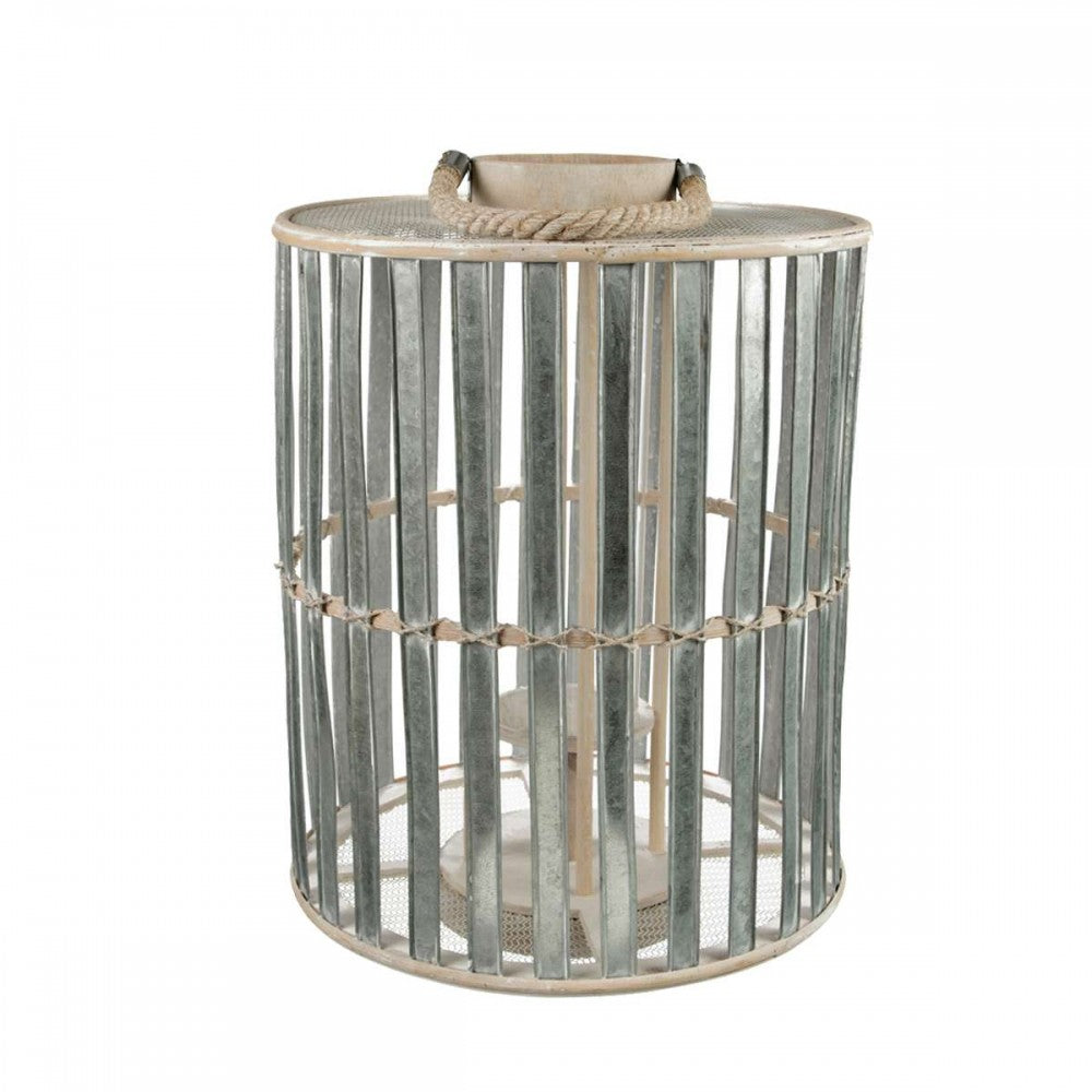 ART ET LUMIERE Wooden/Metal Lantern
