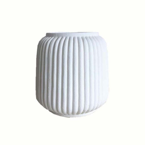 ART ET LUMIERE White Ceramic Vase