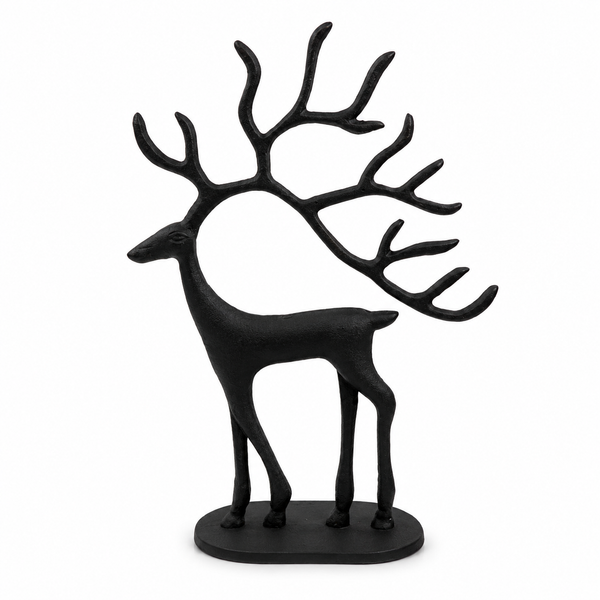 Black Deer Figure