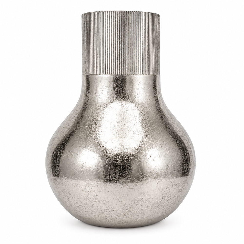 Silver Decorative Vase