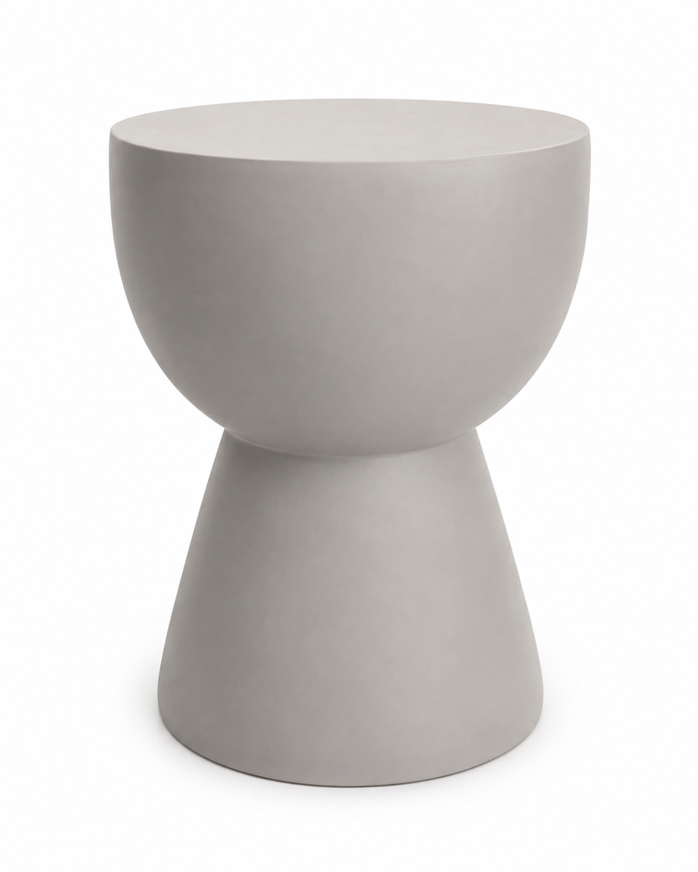 Minimalist Hourglass Coffee Table in Grey