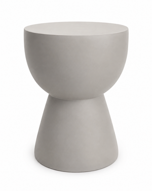 Minimalist Hourglass Coffee Table in Grey