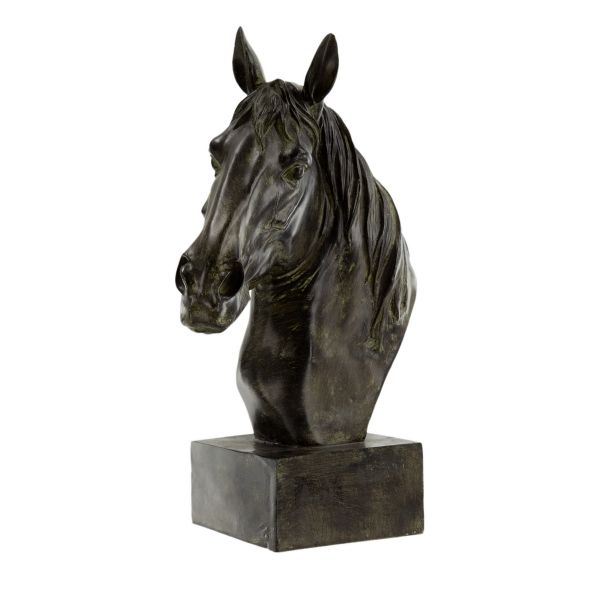 Horse Black Decorative Head
