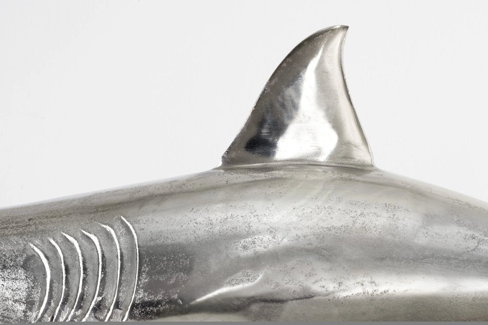 HAI Silver Aluminum Shark Decoration
